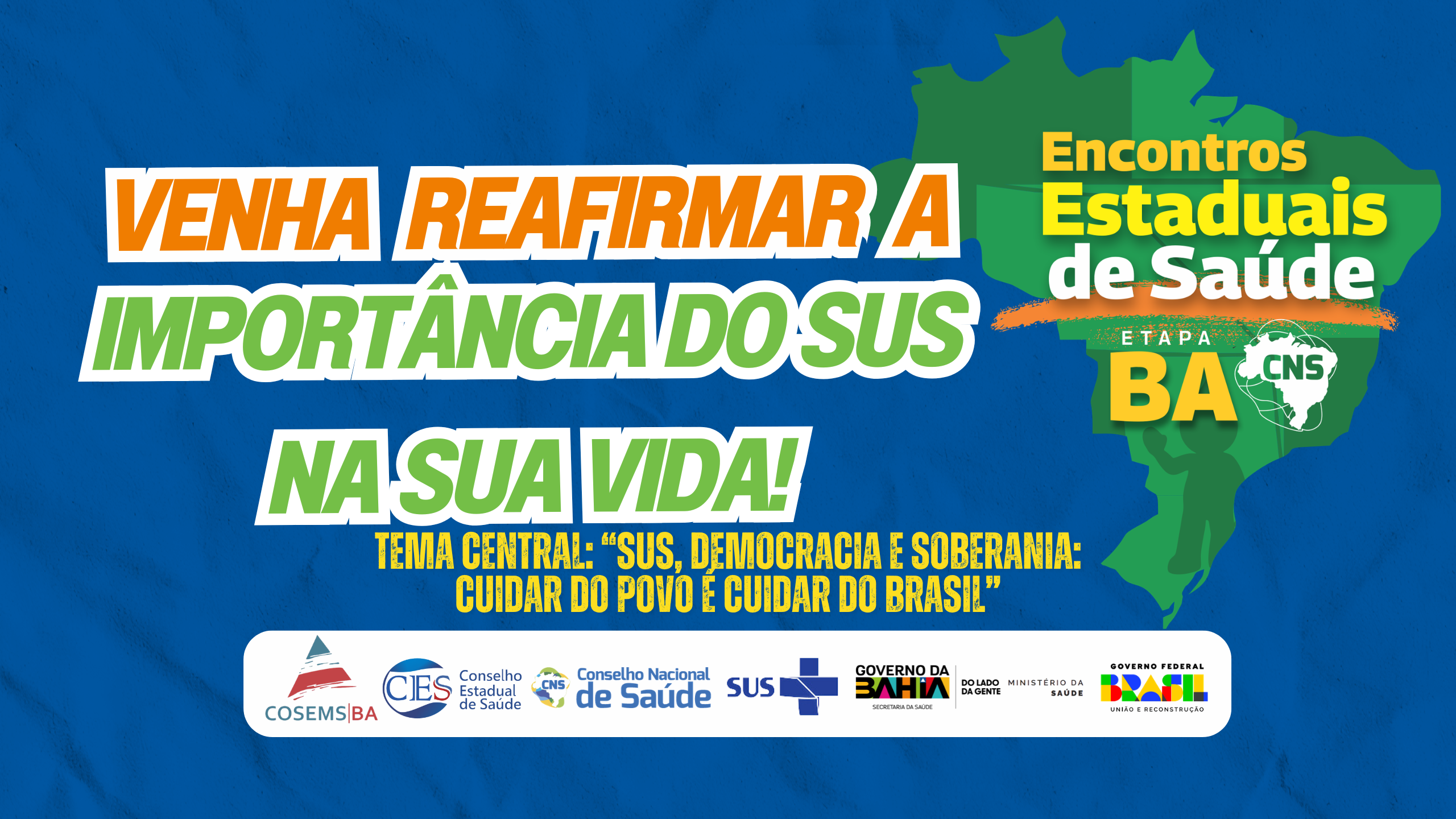Bahia abre os Encontros Estaduais de Saúde 2026 e marca o início da mobilização nacional pelo SUS