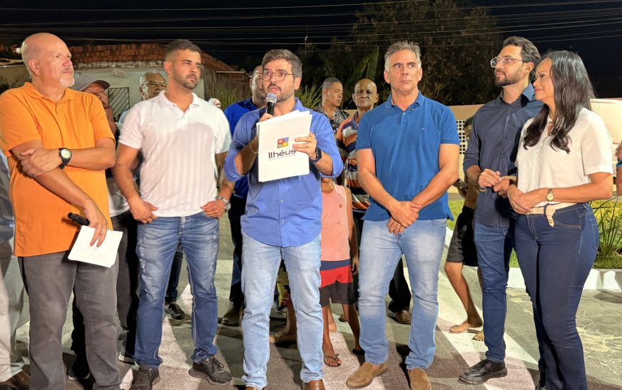 Prefeitura de Ilhéus finaliza obras de pavimentação e iluminação na Avenida Contorno