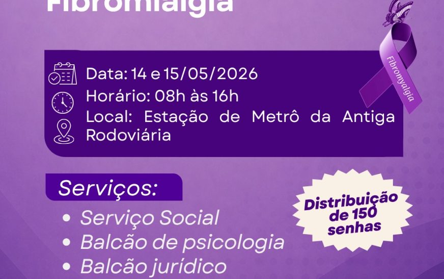 Em alusão ao Dia Estadual de Conscientização da Fibromialgia, ação no Metrô Bahia oferece acolhimento e orientações gratuitas