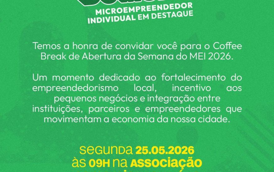 Prefeitura de Ilhéus inicia Semana do MEI 2026 para fortalecimento dos pequenos negócios