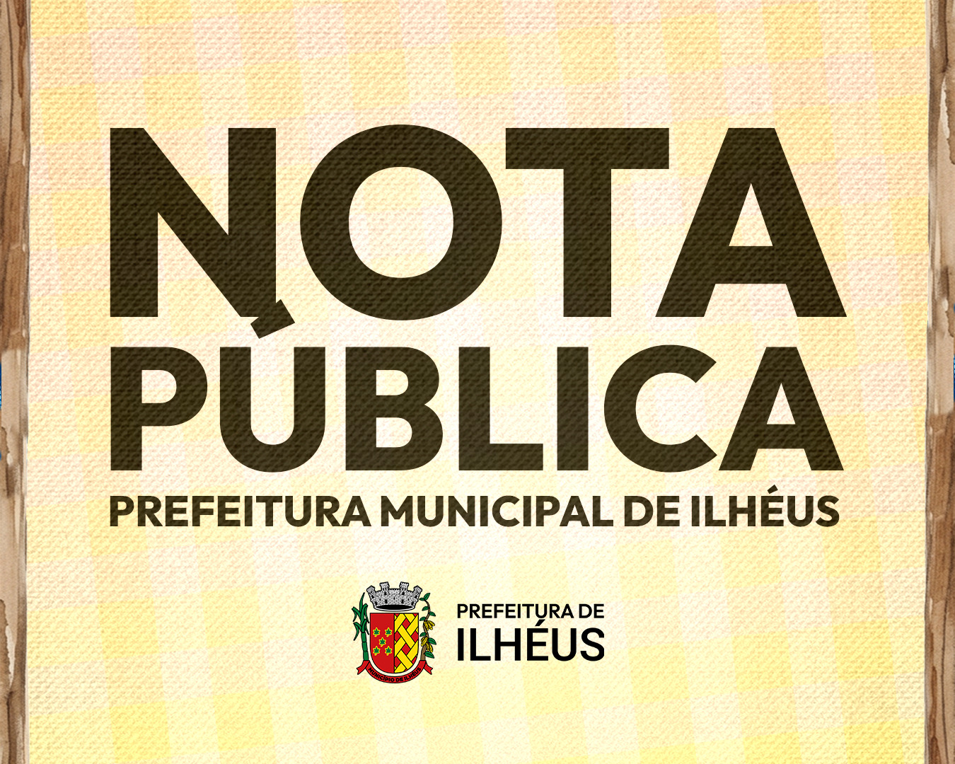 Nota Oficial Sobre a não realização da festividade Meu São João Amado 2026