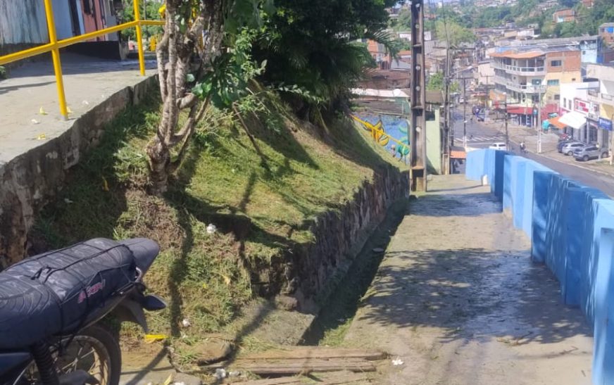 Alto da Legião recebe serviços de roçagem e limpeza