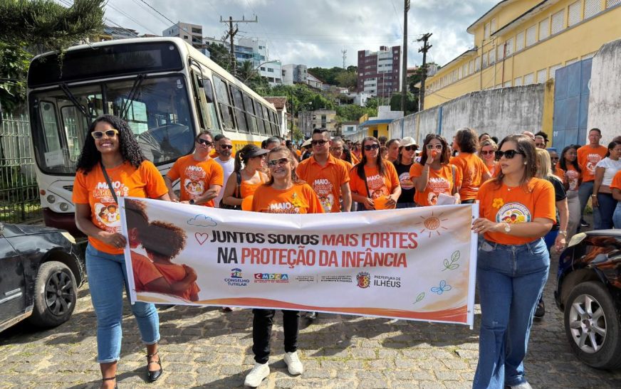 Caminhada do Maio Laranja reforça combate ao abuso e à exploração sexual de crianças e adolescentes