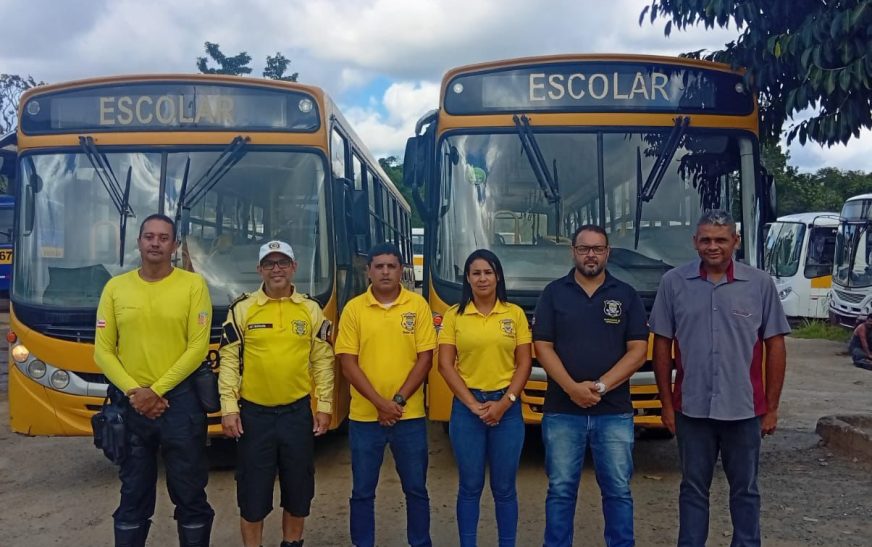 Sutram realiza fiscalização em veículos do transporte escolar em Ilhéus