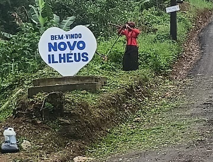 Prefeitura realiza serviços de roçagem e capinagem em Novo Ilhéus