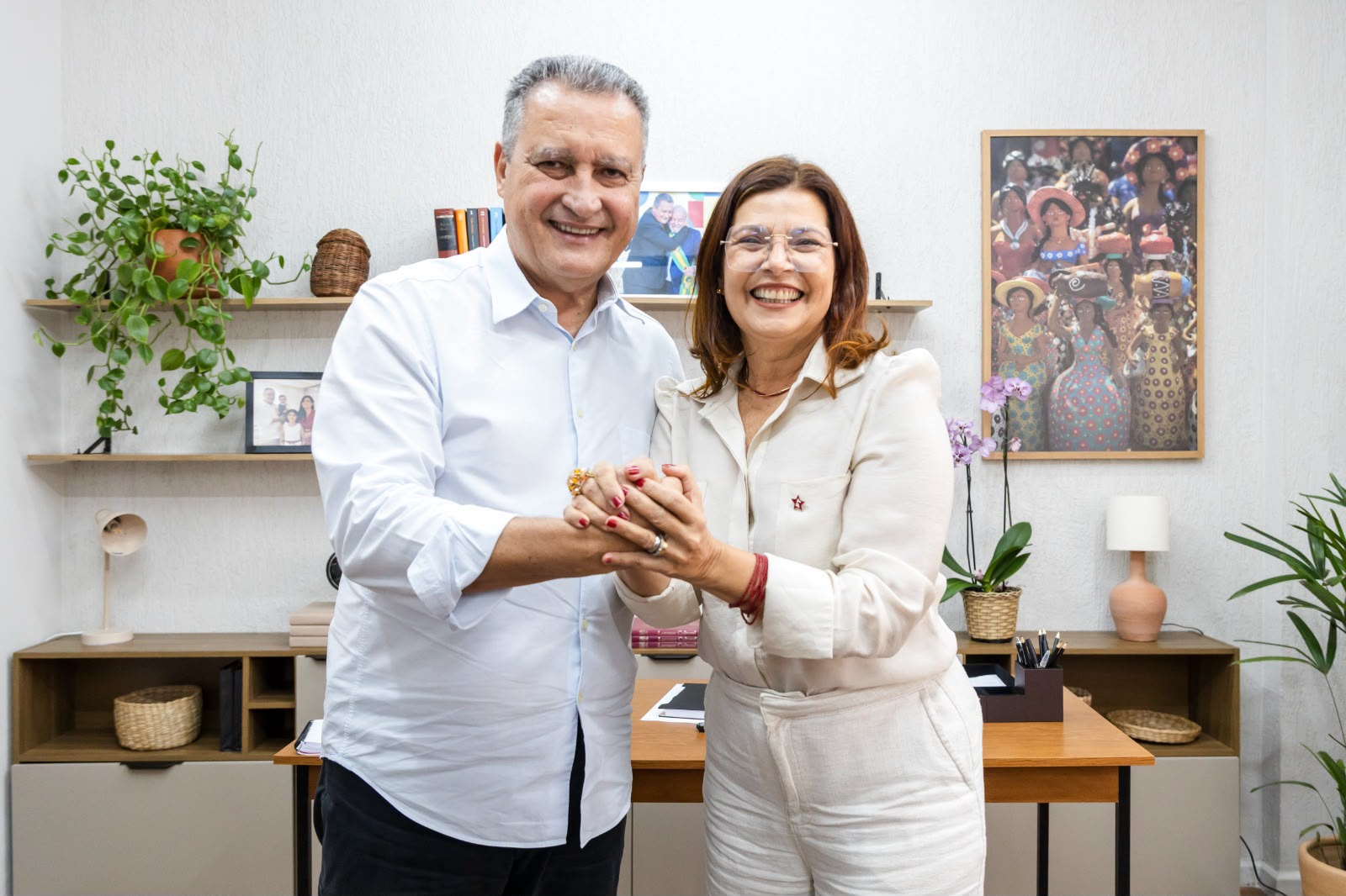 RUI REFORÇA APOIO A ADÉLIA E DESTACA NOME PREPARADO PARA FORTALECER LULA NO CONGRESSO