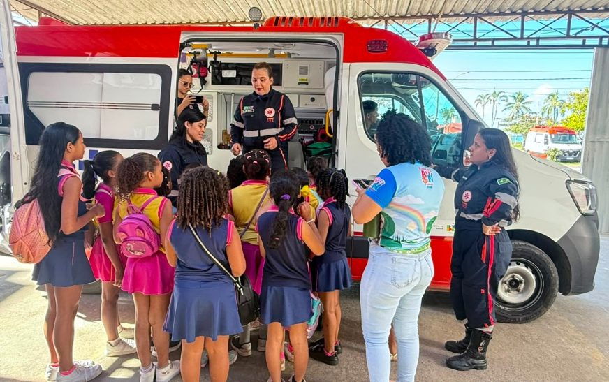 Projeto Samuzinho na Escola recebe estudantes na sede do SAMU de Ilhéus