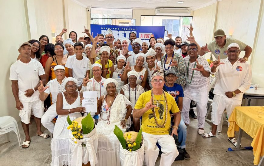 Povos de terreiro de Ilhéus apresentam pautas e Bebeto assume compromisso com participação no mandato
