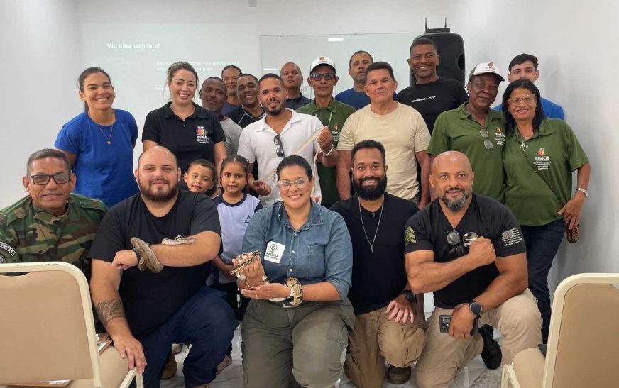 Secretaria de Meio Ambiente promove workshop sobre manejo seguro de animais sinantrópicos